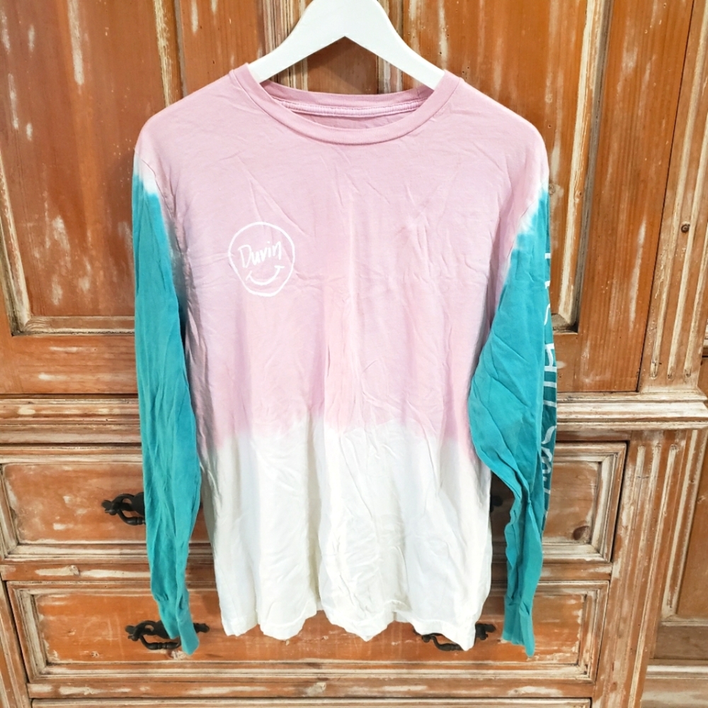 Duvin Design Co It's All Smiles Long Sleeve Shirt Size Medium With Great Colors